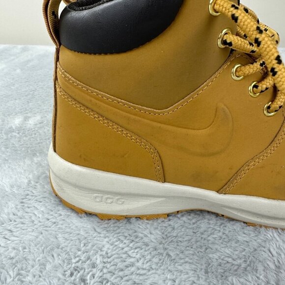 Nike Manoa Leather ACG Boots Haystack Size 4 5 Youth - Picture 4 of 13